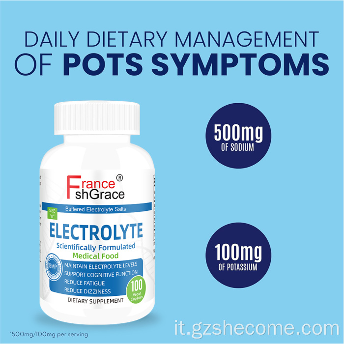 Nuovo arrivo Capsula elettrolitica per la gestione